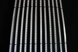 Tight shot of our 12 vertical pixel ribbons