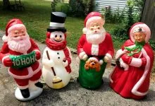 Christmas blowmolds