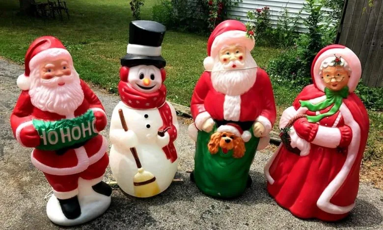Christmas blowmolds