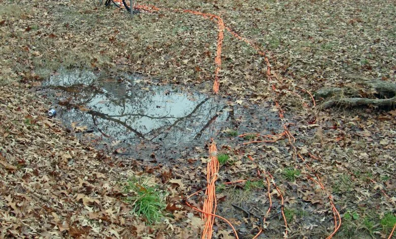Wires through water is never a good thing