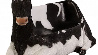 It's a cow couch