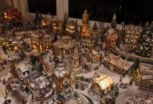 Huge Christmas village