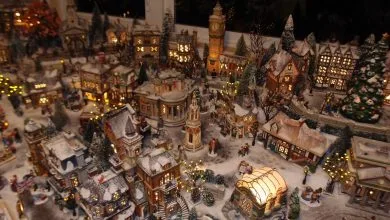 Huge Christmas village