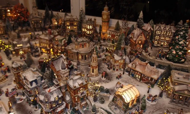 Huge Christmas village