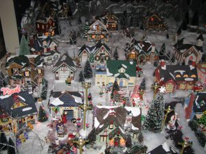 A Christmas village