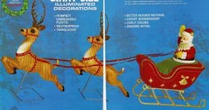 Poloron Santa and reindeer