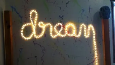 Use ropelight to make your own statement