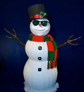 Frosty moves to the music