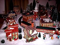 Smaller Christmas village