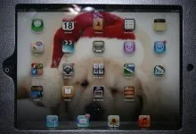 iPad screen