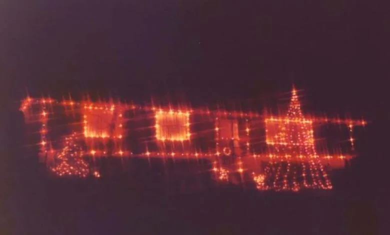 Chuck's 1972 Christmas display