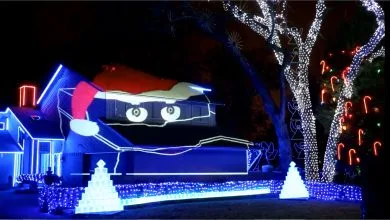 Projection mapping on the Belcher home