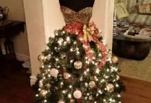 A Christmas tree dress