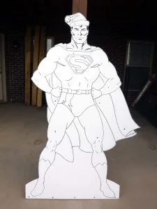 Superman takes shape
