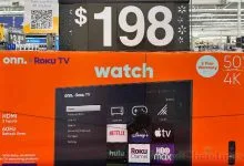 TV on sale at Walmart